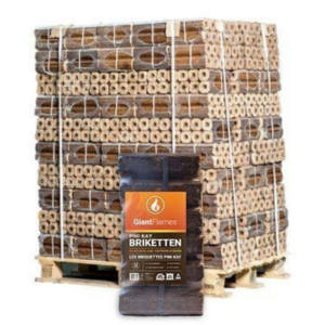 Pini Kay Houtbriketten 960 kg Pallet – 96 Zakken x 10 kg