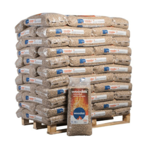 Woodox Houtpellets ENplus A1 DINplus 990 kg Pallet – 66 Zakken x 15 kg