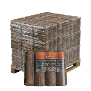 Giant Flames RUF Houtbriketten 912 kg Pallet – 190 Zakken x 4,8 kg